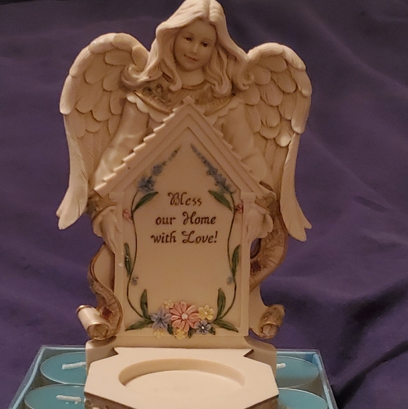 Sarah's Angel's tealight set - Picture 1 of 4